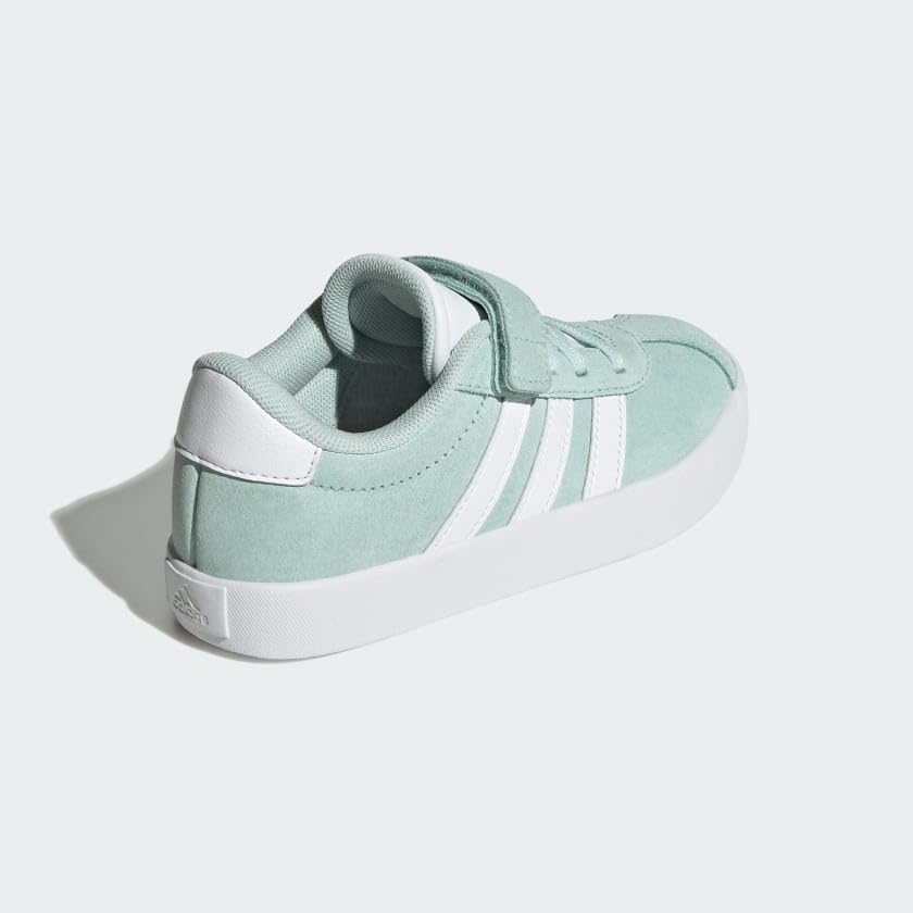 Image of adidas Kids' VL Court 3.0 Elastic Lace & Strap Shoe