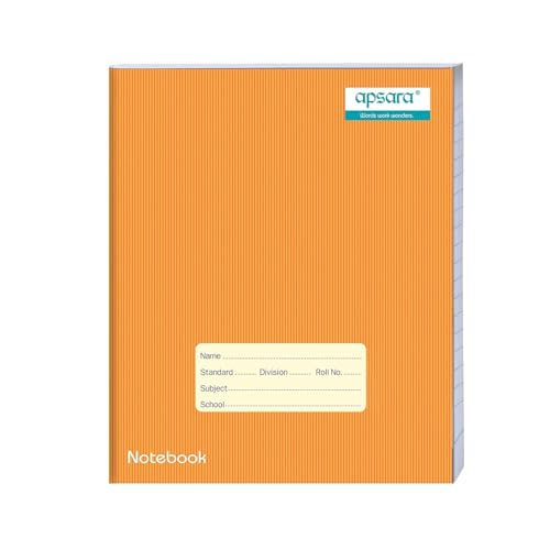Image of Apsara Kingsize Notebook Single Line - 172 Pages | Notebook for School, College & Office Writing | Soft Cover Exercise Book for Notes, Assignments, Registers & Daily Study Use (Pack of 3)
