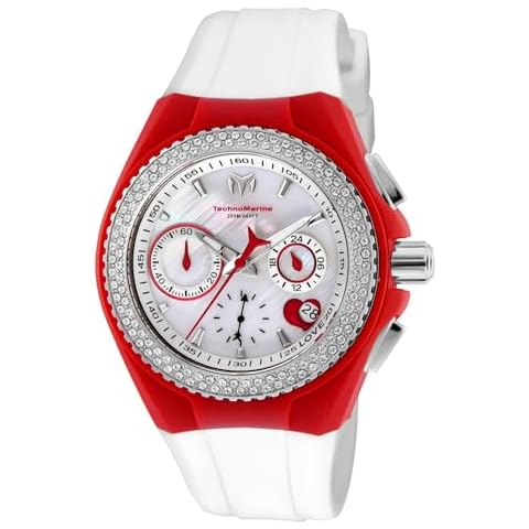 Technomarine Women's TM-117001 Cruise Analog Display Quartz Red Watch Set Cover