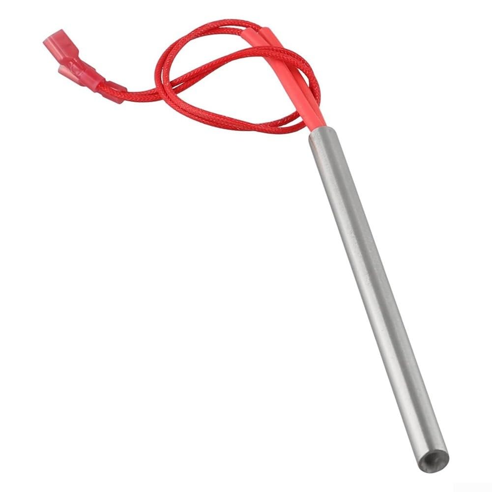Barra de encendido de estufa de pellets de 300 W 230 V, elemento calefactor de acero inoxidable de 9,5 mm x 150 mm, pieza de repuesto para quemadores P6 P9 P12, accesorio de alto brillo para