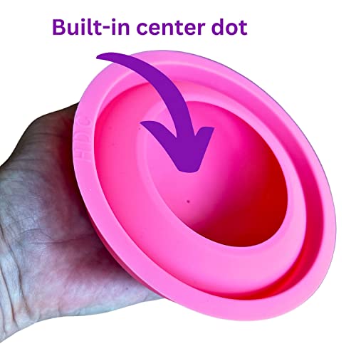 Round Mold For Making Stones With Flexible Stencil – Large Perfectly Smooth Shape Is Ideal For Rock Painting Art, Crafts, Dotting And Mandala Art – Happy Dotting Company - Design #4 - Kindness Rocks #TOP2
