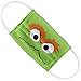 Popfunk Sesame Street Kids Oscar Face 1-Ply Reusable Face Mask Covering with Adjustable Nose Wire