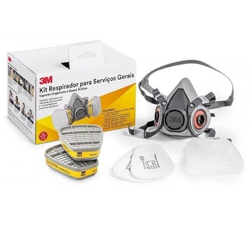 KIT RESPIRADOR 3M 6200