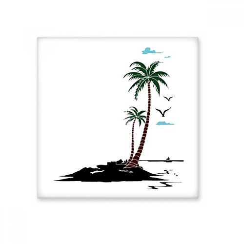 Carrelage céramique pour mur terne déco plage et cocotier S - 2