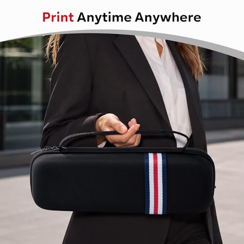 Image of TATTMUSE Printer Carrying Case, Compatible with A285M /A282M /A281M /M832 /M832D /M834 Letter & A4 Portable Thermal Printer, Portable Printers Wireless for Travel (Box Only)