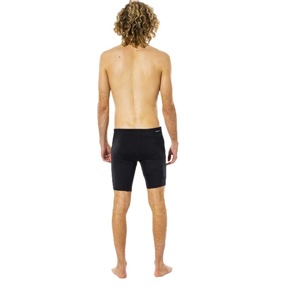 Rip Curl Mens Thermo Pro Sailing Boating Watersports Shorts - Black - Thermal Warm Heat Layer Layers