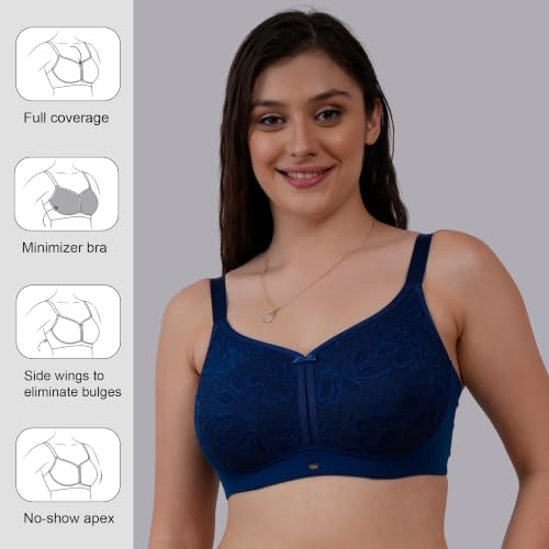 Image of SOIE Women's Full Coverage Non-Padded Non-Wired Bra