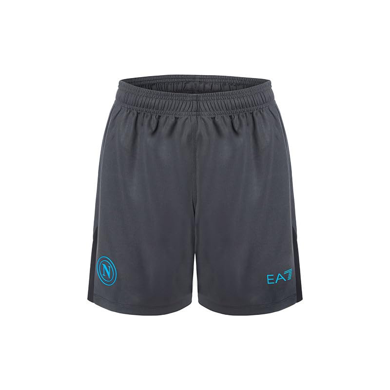 SSC Napoli - Pantaloncino Gara Home Ea7, Pantaloncini da Calcio Unisex - Adulto