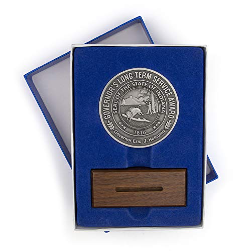 Caja exhibidora de medallas y monedas con soporte de madera, pack de 3 miniatura 2