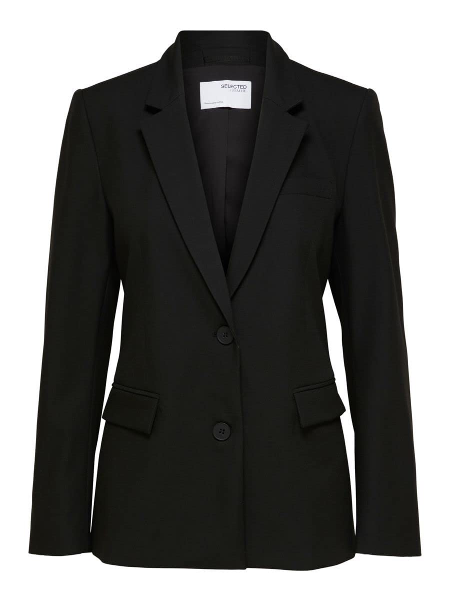 Selected Femme Damen Slfeliana Ls Blazer B Noos Blazer (1er Pack)