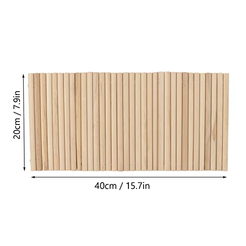 Ponte de Hamster de Madeira Madeira Flexível Escova de Cobaias Furões Hedgehogs Chinchillas Coelhos