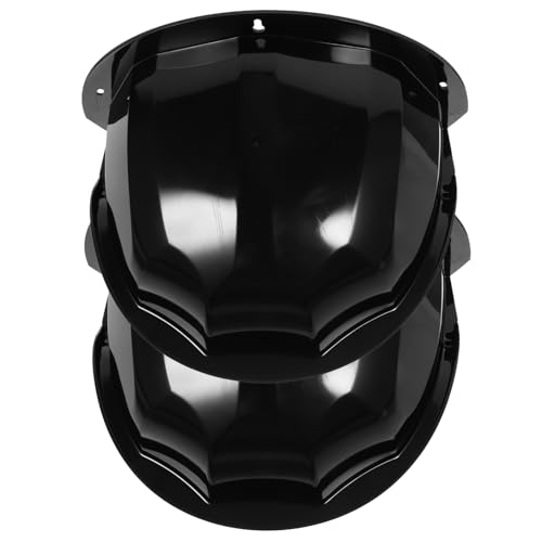 OSALADI 2pcs Security Camera Protection Black Outdoor Camera Protection Cover Housing Camera Protection Cover Camera Cover Weatherproof Abs