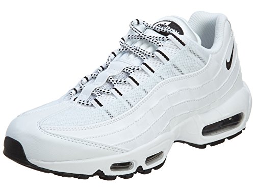 Nike Mens Air Max 95 Mesh White Black Trainers 7.5 US