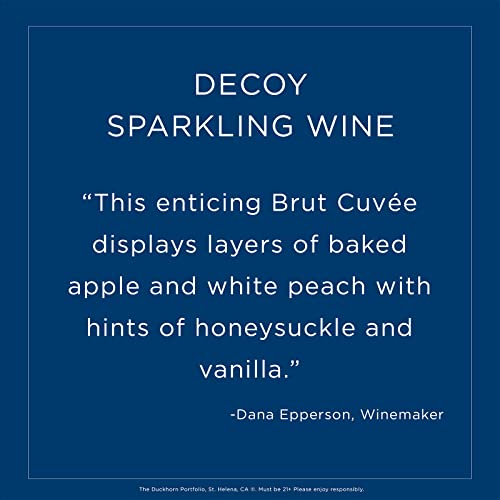 Decoy California Brut Cuvee Sparkling Wine, 750 ml