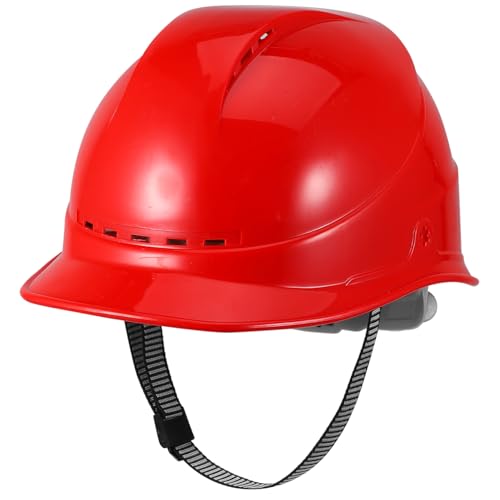 HOMOCONO Casco De Seguridad para Construcción Al Aire Casco De Trabajo Ventilación para Exteriores Abs Correa Ajustable para Sitios De Construcción Trabajos Al Aire y Mejoras del Hogar