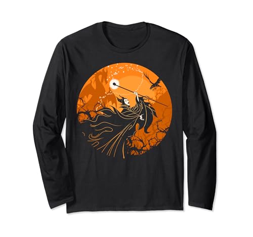 T-shirt manches longues Maléfique au motif silhouette de la collection Disney