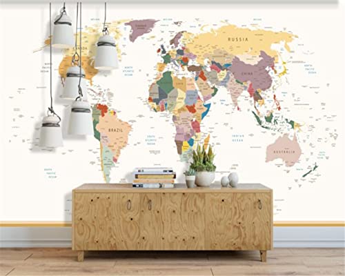 Papel tapiz personalizado Mural Ultra HD mapa del mundo sala de estar sofá Fondo pared pintura decorativa papel tapiz 3d