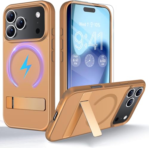 Coque iPhone 17 Pro magnétique premium ultra fine anti-choc avec verre écran