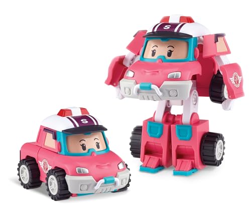 Robocar Poli Sandy Transforming Robot, 4' Transformable Action Toy Figure Vehicle, Emergency Vehicle Playset, Holiday Birthday Rescue Car Toys Gift...