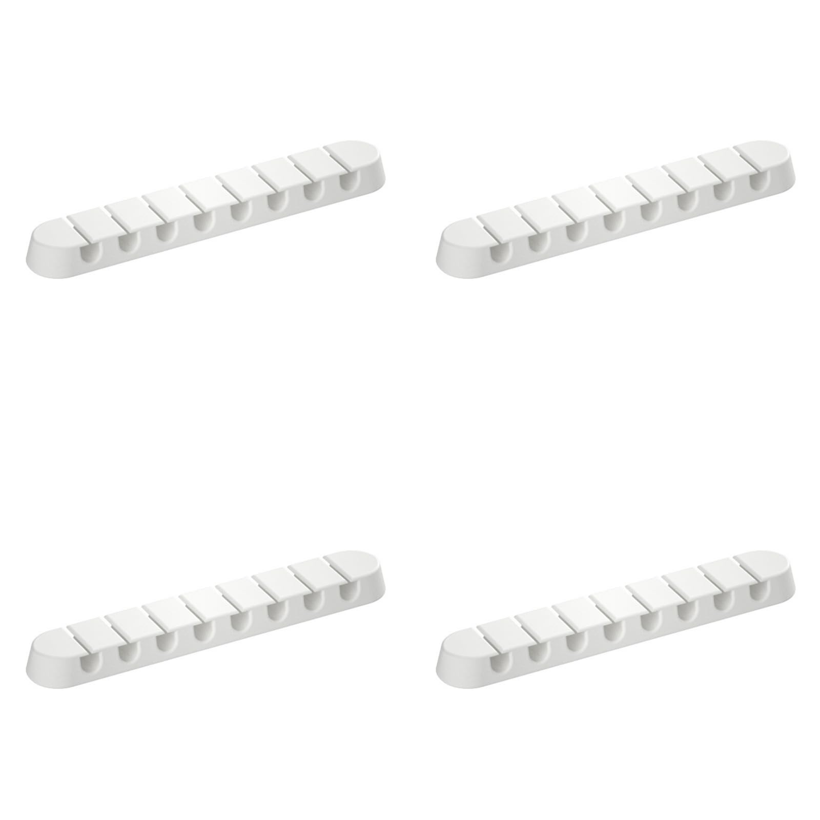 Hsioluted Of 4 Space Saving Desk Cord Organizers Texture Cable Clip Suitable for Electronics Cable Concealments Clip