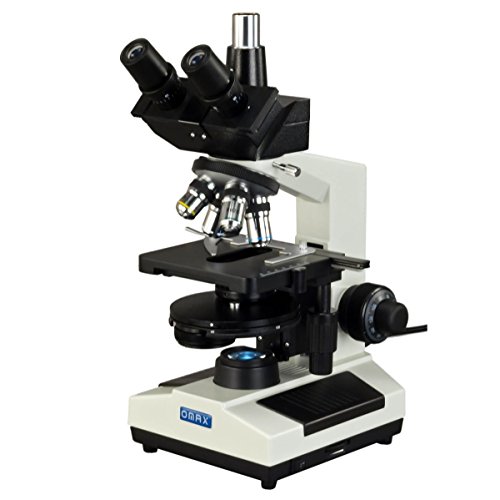 Image of OMAX 40X-2500X LED Trinocular Compound Microscope with Phase Contrast Kit