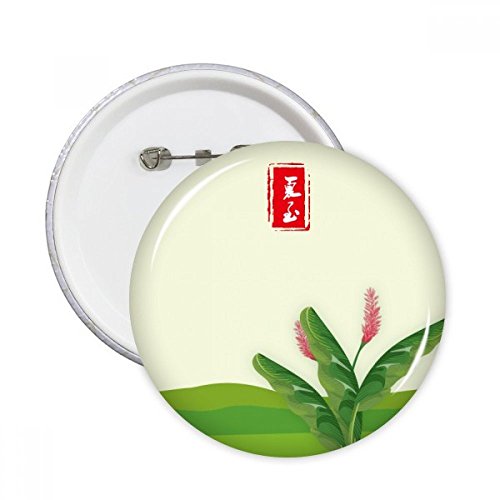 Round solaire terme pins badge bouton en lot multicolore de 5 pièces pour offrir