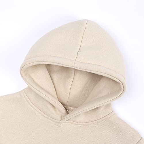 Image of MYGBCPJS Youth 2PCS Jogger Outfits Set Fleece Hooded + Sweatpants Boys Girls Athletic Sweatsuits Pullover Clothes