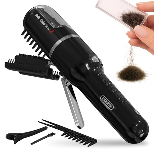 Split Ender Mini 2 - Cortadora de pelo inalámbrica original para cabello seco, dañado, quebradizo, rizado, encrespado o liso - Cortapelos recargable, herramienta de peinado para el hogar para puntas