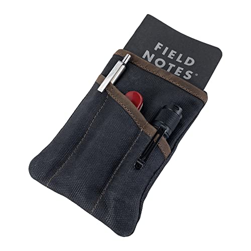 Hide & Drink, Multi-Tool Pocket Pouch Handmade From Waxed Canvas And Full Grain Leather (Charcoal Brown) #TOP14