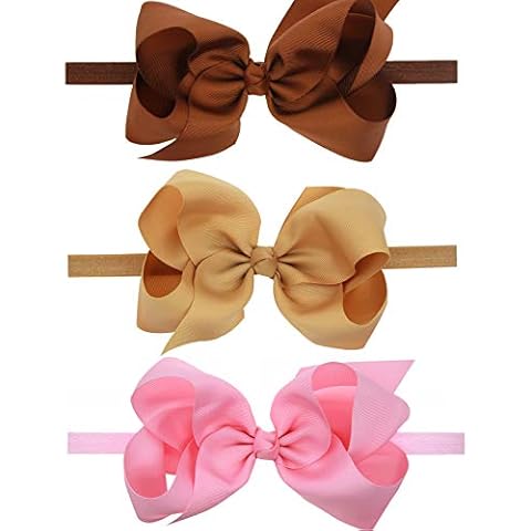 LD DRESS Baby Girls Infant Headbands With Kids Hair Bows(16) (Color D) Cover