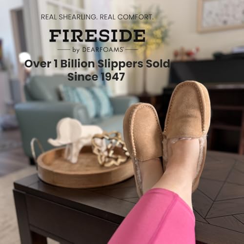 Image of Fireside By Dearfoams Women's Mel Shearling Moccasin