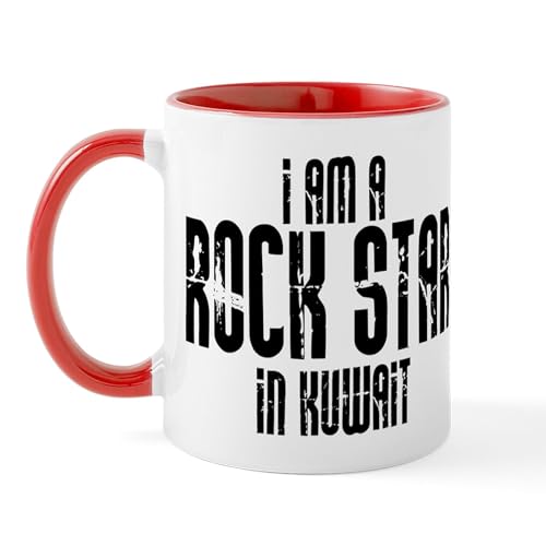 Taza de cerámica Rock Star In Kuwait 325 ml miniatura 1