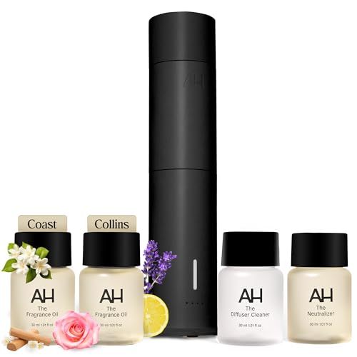 Aura House Ultimate Diffuser Kit Smart Bluetooth Cold-Air Diffuser with Fragrance Oils Cleaner & Neutralizer Complete Effortless Home Scent System