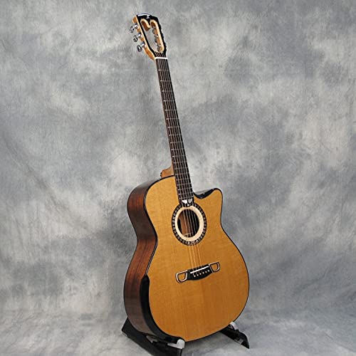 YYYSHOPP Guitare Acoustique, Top épinette Solide, côté Acajou Massif et Dos, Guitare Acoustique Guitare - Les Beatles, Paul McCartney, John Lennon, RIngo Starr, George Harrison YYYSHOPP Guitare Acoustique, Top épinette Solide, côté Acajou Massif et Dos, Guitare Acoustique Guitare – Image 3
