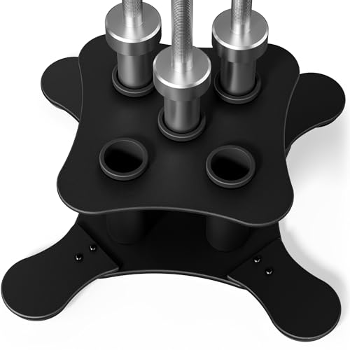 Vertical Barbell Storage Rack with Sleeves