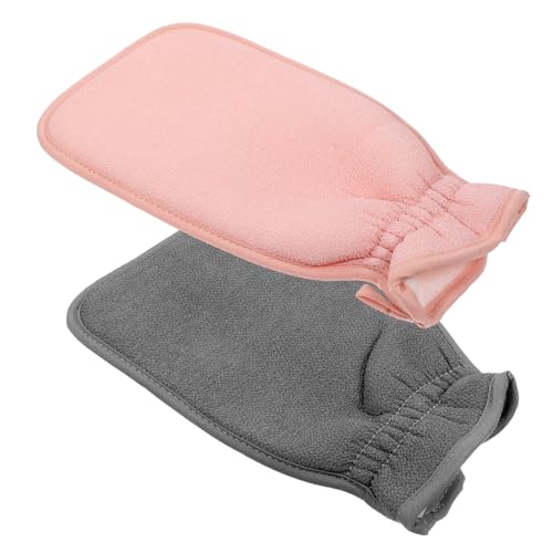 WRITWAA 2 Piezas Toalla de baño para la piel frotar depuración fregar guantes de baño para adultos guantes de ducha exfoliante guantes exfoliantes para baño guante exfoliante tela