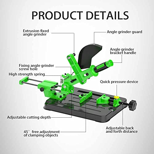 Image of MLD Angle grinder sliding stand /Multi-functional sliding rod Bracket universal compatibility with 4 inch / 5 inch Grinding Cutting Machine With 100mm electric Angle Grinder Machine