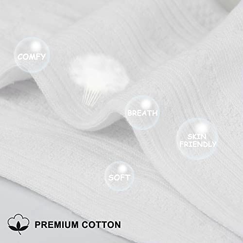 Mcool Mary Women's Crew Socks,Casual Dress Socks Casual Cotton Knit Comfy Ruffle Frilly Ankle Socks For Women 6 Pack #TOP6