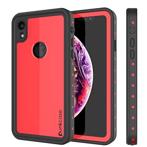 Iphone Xr Waterproof Case, Punkcase [Studstar Series] [Slim Fit] [Ip68 Certified] [Shockproof] [Dirtproof] [Snowproof] Armor Cover For Apple Iphone Xr [Red] #TOP10