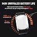 mentech Heart Rate Monitor, Advanced Sensor, Precise Data, 140 Hours Battery Life, Sleep Monitor, Ant + Bluetooth, Comfort, Easy to wear, Auto-wear Detection, Waterproof, Black, Standard(7.1