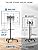 Mobile TV Cart for 23-60 Inch LED LCD Flat Curved Screens TVs, Rolling TV Stand with Locking Wheels Holds Up to 88lbs, Height Adjustable Portable Floor Stand with Media Shelf Tray, Max VESA 400x400mm