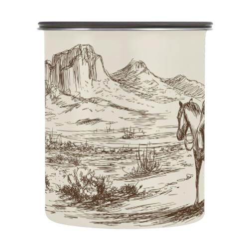 Blueangle Coffee Canister acero inoxidable 30oz