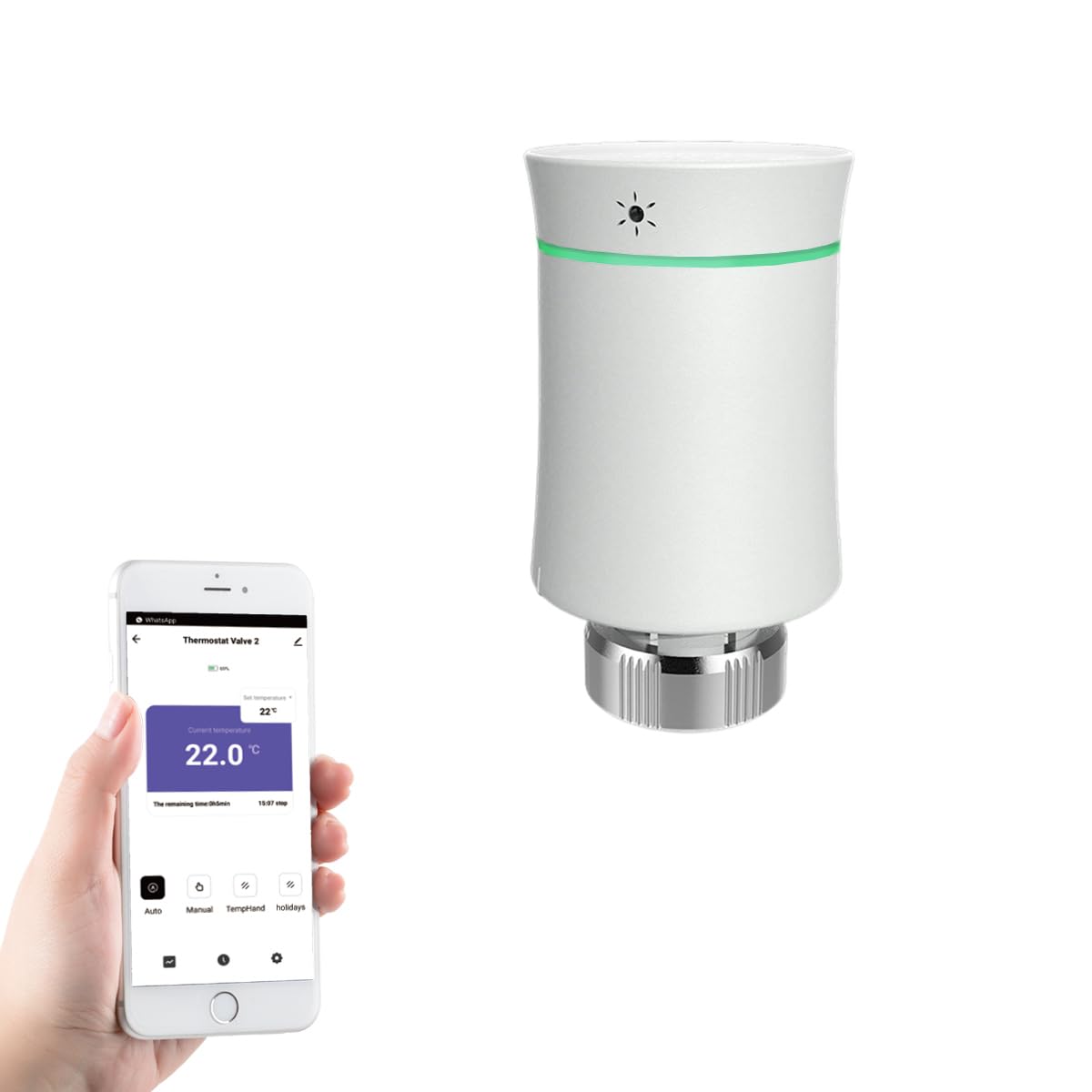 Valvola attuatore per radiatore, Tuya ZigBee3.0, Termostato programmabile intelligente, Riscaldatore di temperatura, TRV, Alexa, Controllo vocale