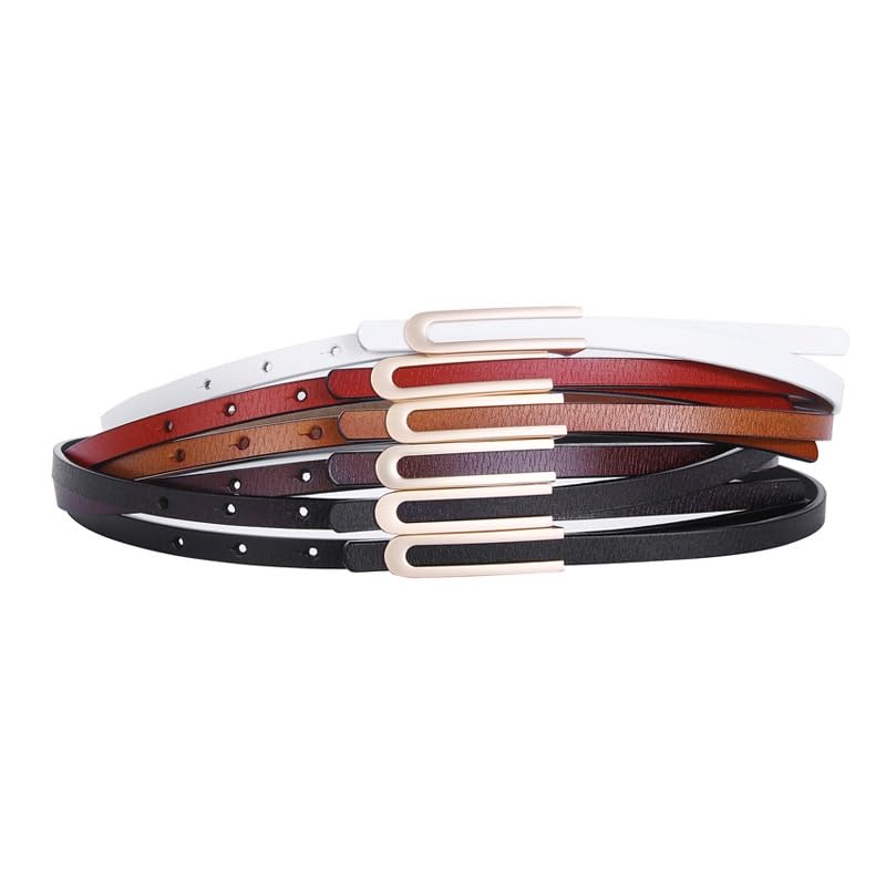 Waistband For Women's Dress Shirt With Waist Cinched Cowhide Korean Decorative Belt4