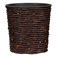 Scheurich Water Hyacinth 26, Korbgefäß/Korb-Pflanzgefäß/Korbtopf aus Water Hyacinth Farbe: Brown, 26 cm Durchmesser, 24 cm hoch, 19,3 l Vol.