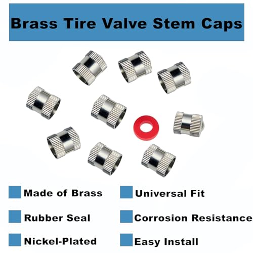 AUKISS Brass Valve Stem Caps