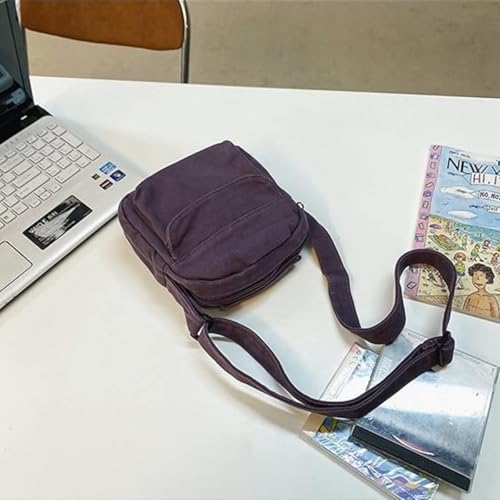 Canvas Crossbody Bag for Women, Cute Purse Mini Crossbody Bag Phone Purse2