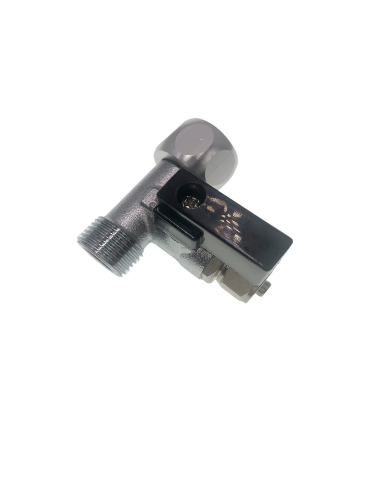 Adattatore Per Rubinetto Da 1/2'' A 3/8'' Per Filtro Acqua RO – Valvola A Sfera In Rame Nichelato, Sicura E Antigoccia Per Osmosi Inversa