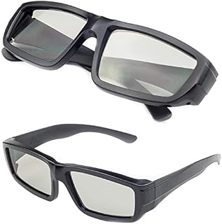 Digicharge Black Universal 3D Glasses Passive Polarised Home Film TV Cinema X 5 PAIRS