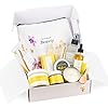 Lizush Spa Gift Set – Pampering Box with Spa Items and Natural Soap – Handmade Birthday Basket for Women – Luxury Gifts…